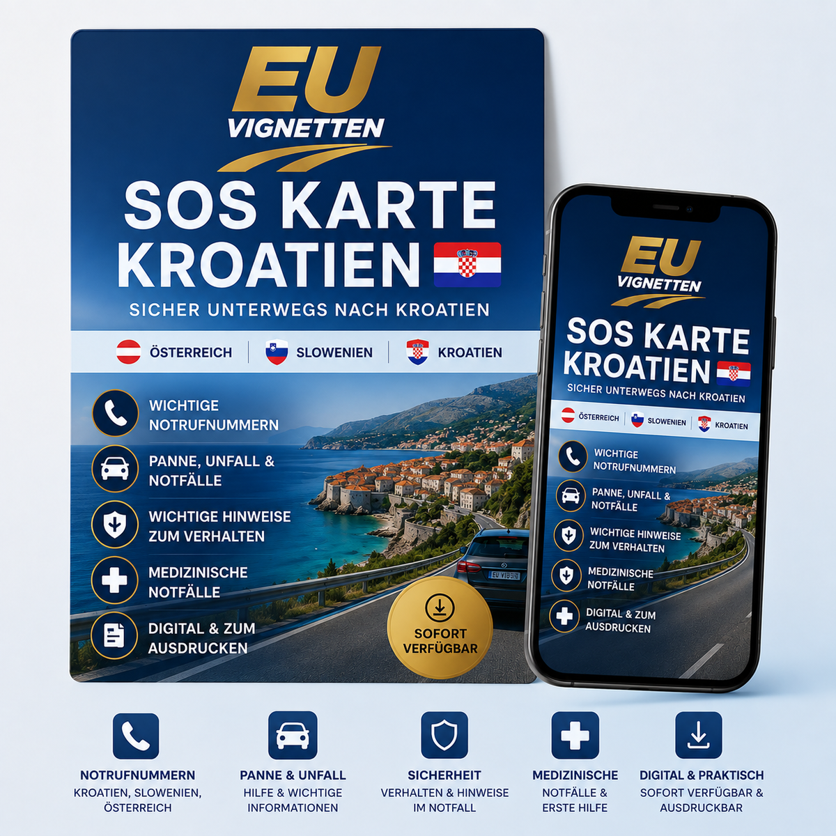 SOS Karte Kroatien